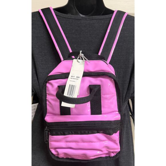 Le SportSac Handbags - LeSportsac Gabrielle Micro Box Backpack Acid Punch Pink NWT B217